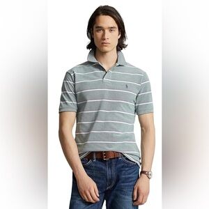 Polo Ralph Lauren Classic Fit Striped Verano Green  Multi Polo Shirt